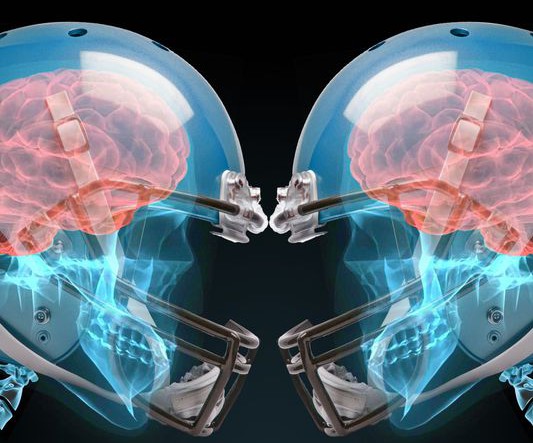 brain damage in football players